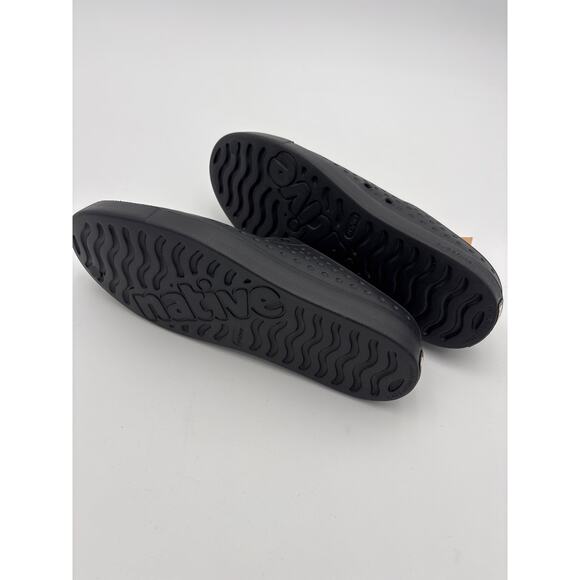 Native Jefferson Clog in Jiffy Black Unisex Size 5 M/ 7 W - Picture 4 of 6